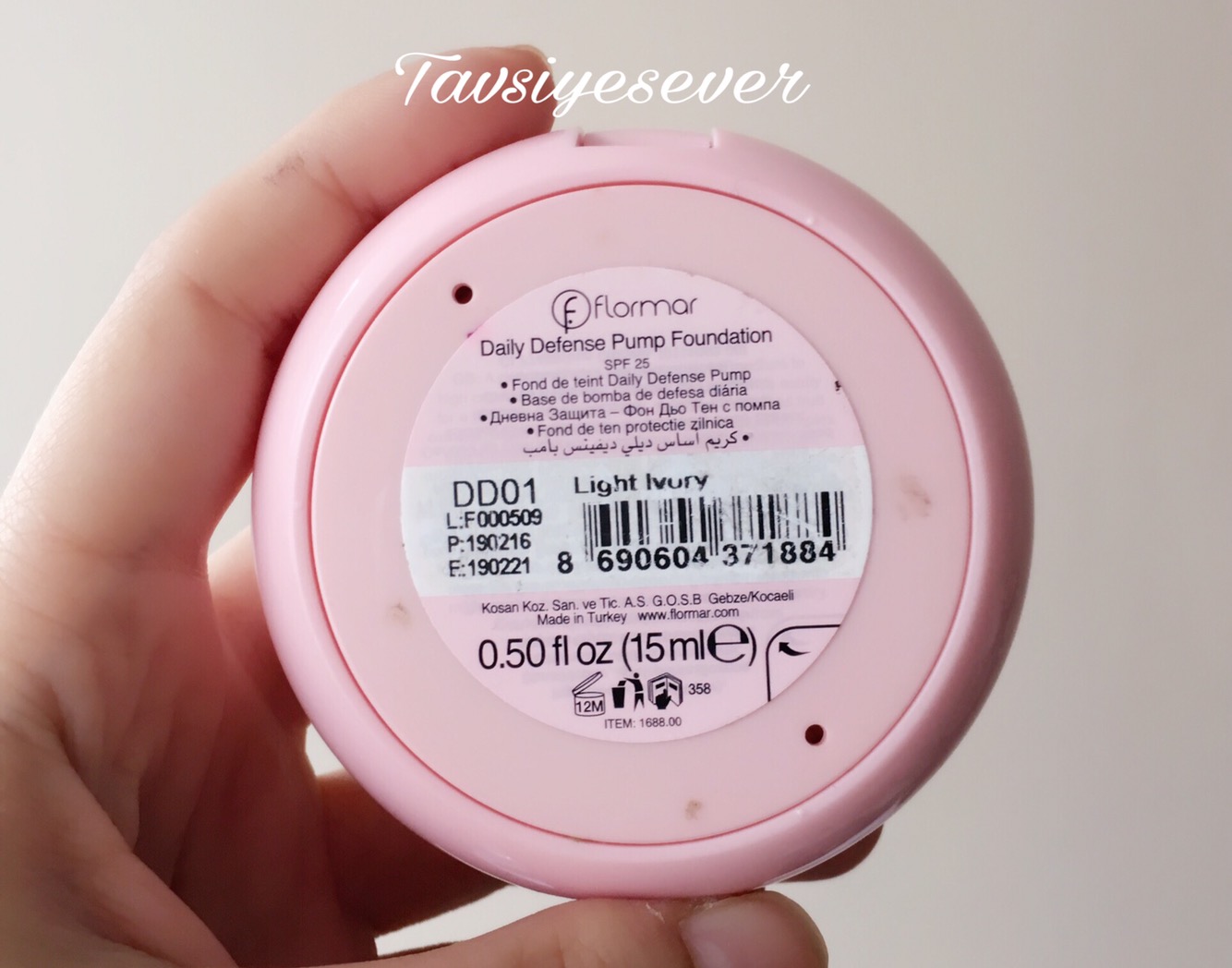 Flormar DD Pump Fondoten Flormar DD Pump Fondoten