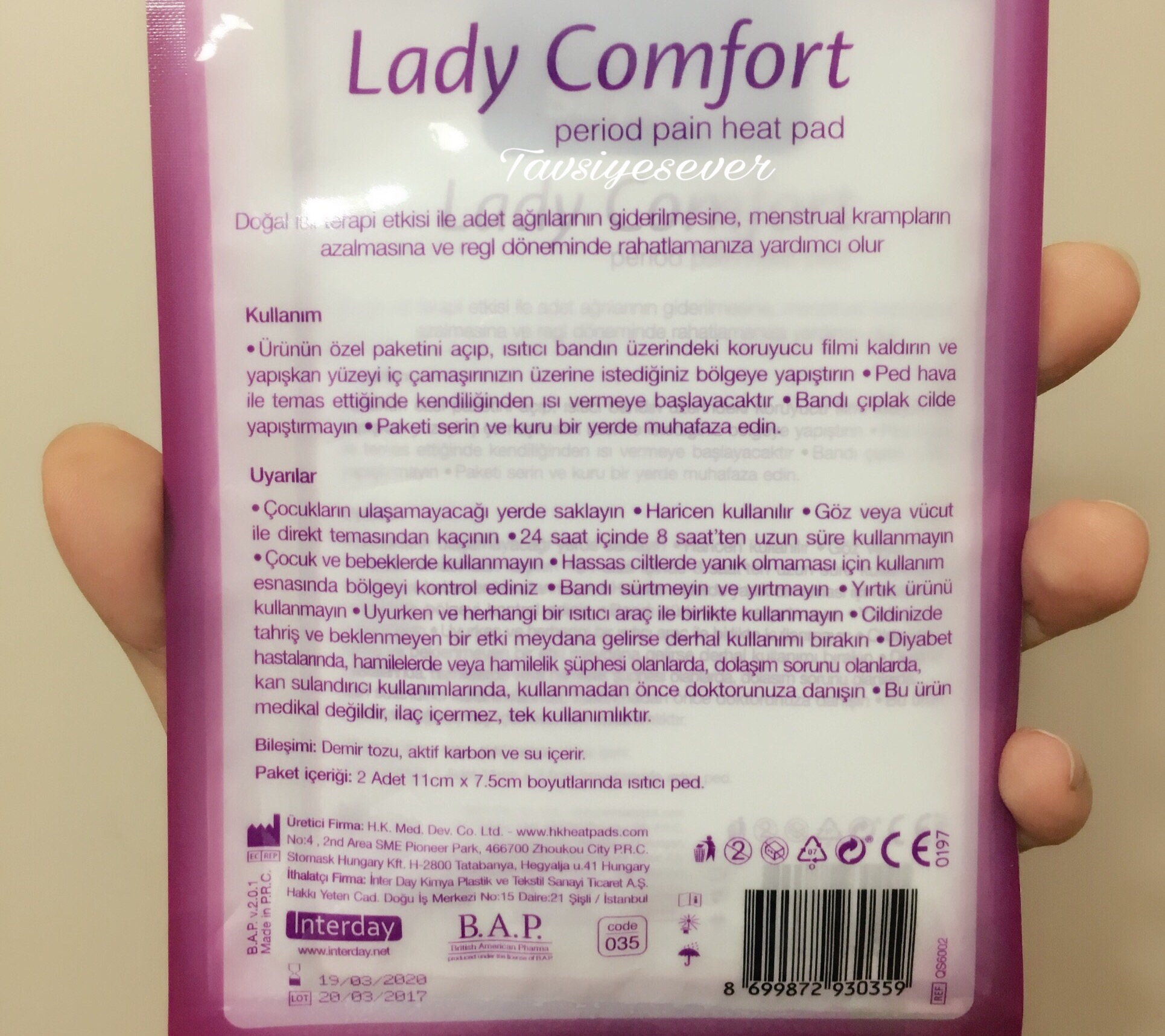 Adet Ağrıları İçin Isıtıcı Ped Adet Ağrıları İçin Isıtıcı Ped