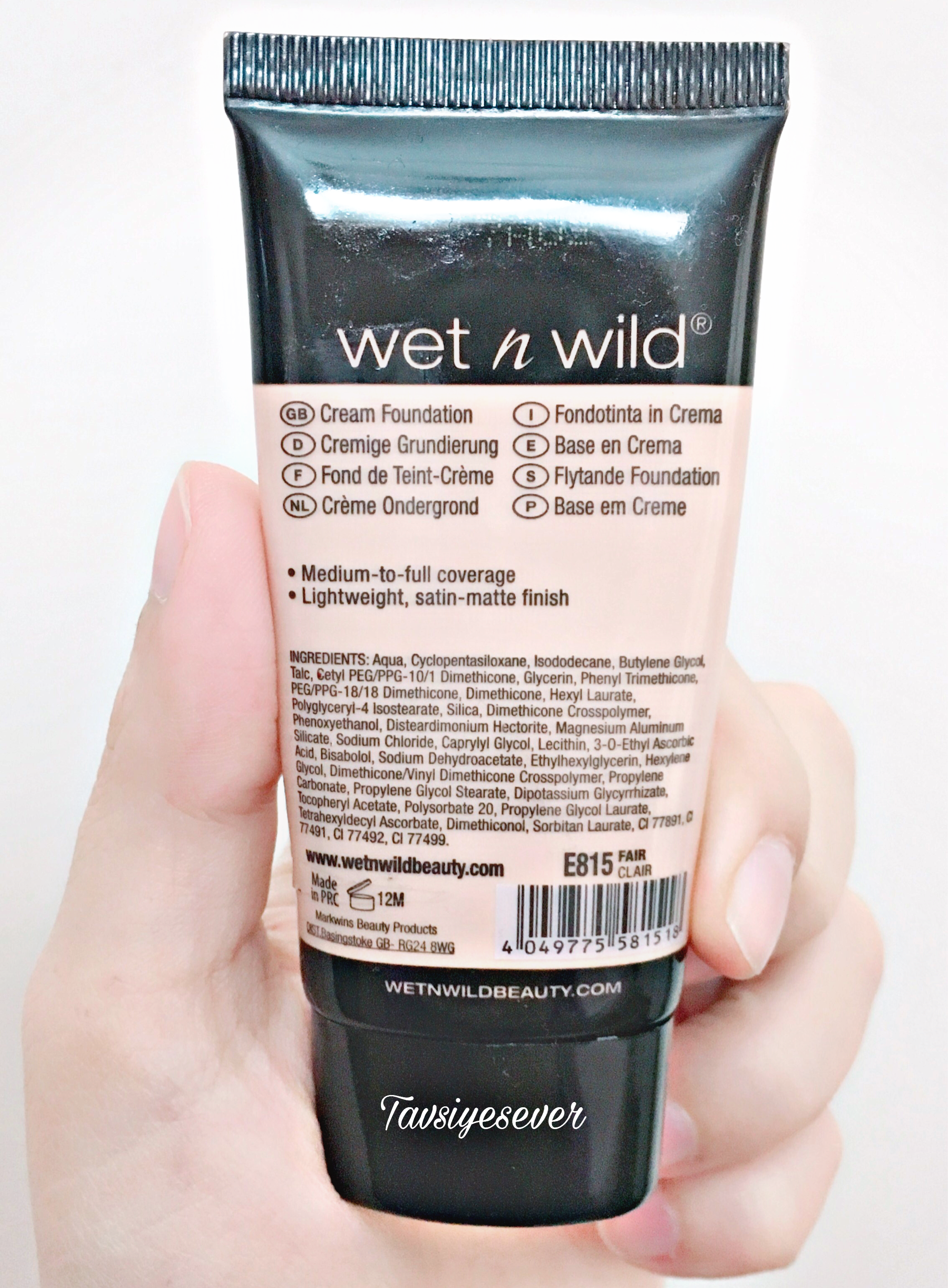 Wet n Wild Coverall Fondöten Wet n Wild Coverall Fondöten