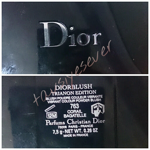 DIOR DIORBLUSH TRAINAN EDITION 763 CORAIL BAGATELLE ALLIK