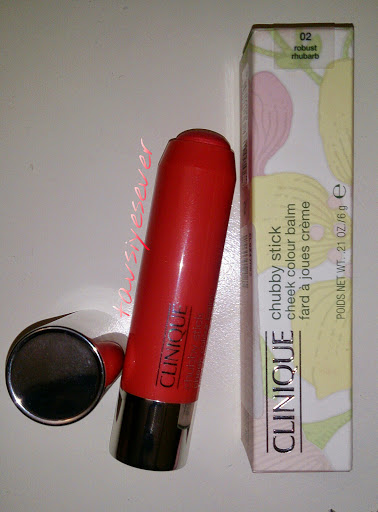 CLINIQUE CHUBBY STICK CHEEK COLOR BALM 02 ROBUST RHUBARB
