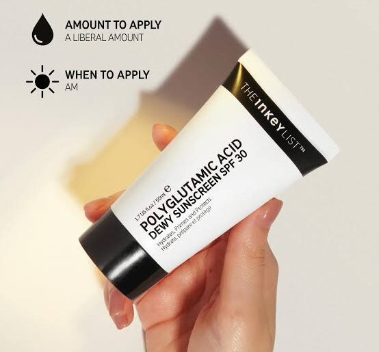 The Inkey List Polyglutamic Acid Dewy Sunscreen: Ciltte Işıltı Arayanlara Bir Kurtarıcı