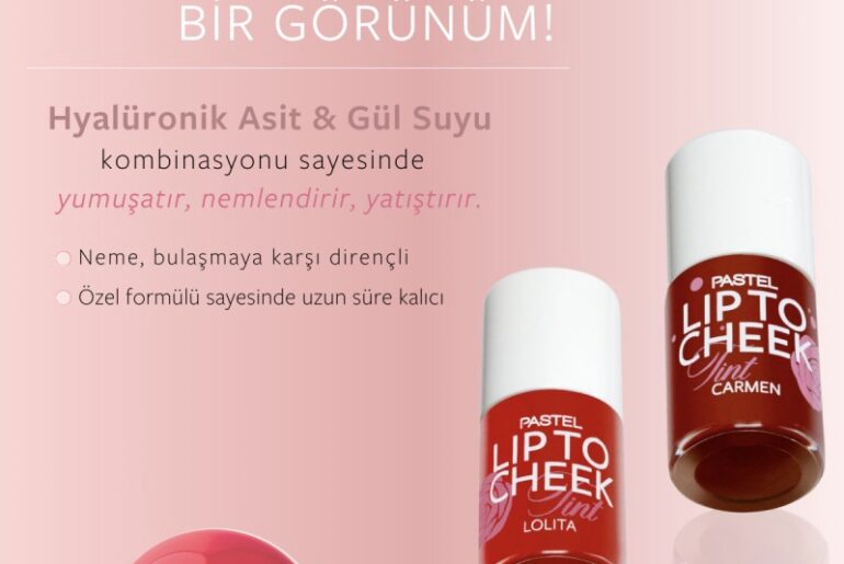 Pastel Lip To Cheek Tint: Tek Ürünle Çift Etki